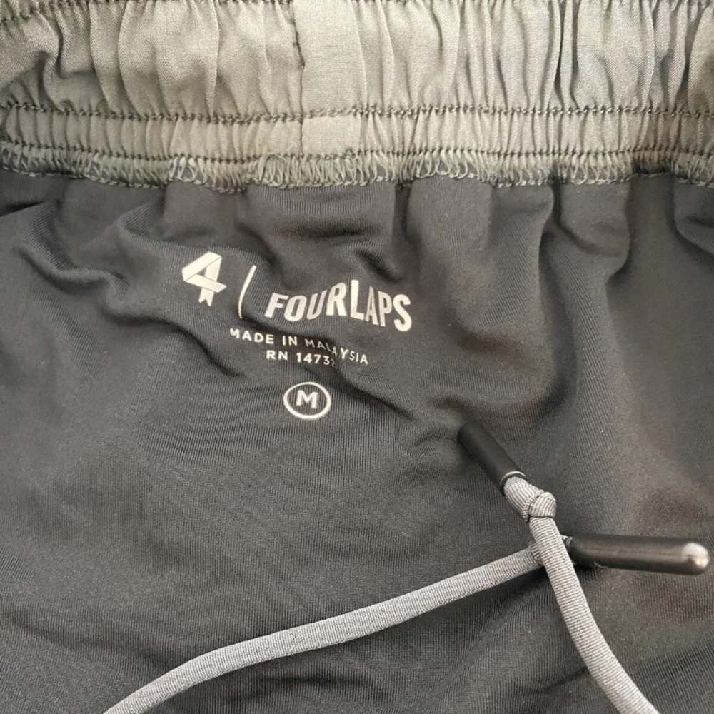 Fourlaps Advance Lined Shorts 9" Men’s Size M Gray EUC. - Picture 8 of 12